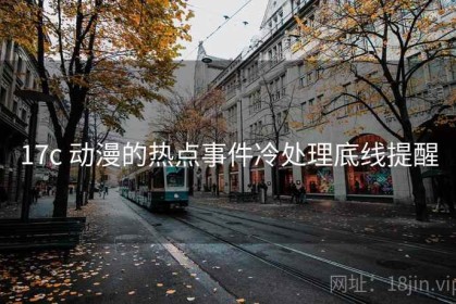 17c 动漫的热点事件冷处理底线提醒