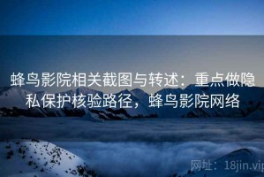 蜂鸟影院相关截图与转述：重点做隐私保护核验路径，蜂鸟影院网络