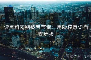 读黑料网别被带节奏：用版权意识自查步骤