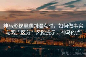神马影视里遇到爆点时，如何做事实与观点区分：风险提示，神马的卢