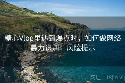 糖心Vlog里遇到爆点时，如何做网络暴力识别：风险提示