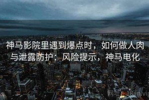 神马影院里遇到爆点时，如何做人肉与泄露防护：风险提示，神马电化
