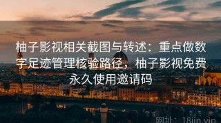 柚子影视相关截图与转述：重点做数字足迹管理核验路径，柚子影视免费永久使用邀请码