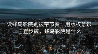 读蜂鸟影院别被带节奏：用版权意识自查步骤，蜂鸟影院是什么