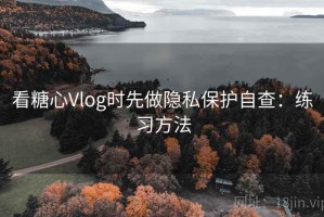 看糖心Vlog时先做隐私保护自查：练习方法