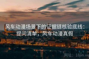 风车动漫场景下的证据链核验底线：提问清单，风车动漫真假