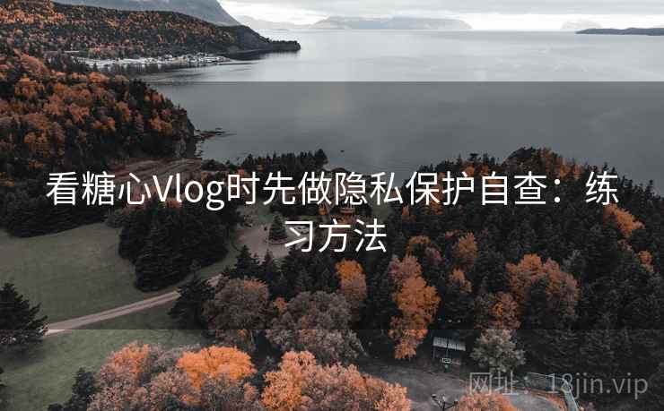 看糖心Vlog时先做隐私保护自查:练习方法 看糖心Vlog时先做隐私保护自查:练习方法