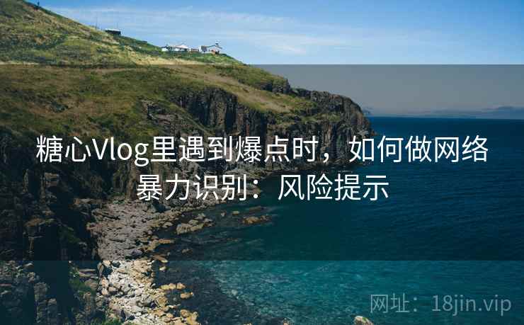 糖心Vlog里遇到爆点时，如何做网络暴力识别：风险提示