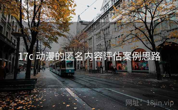 17c 动漫的匿名内容评估案例思路